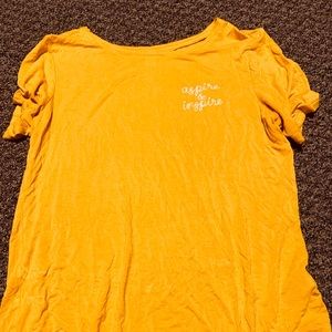 Aesthetic yellow top